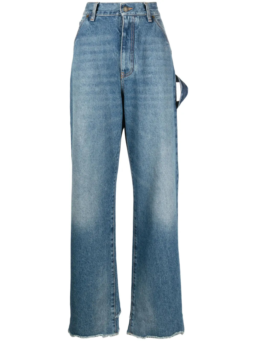 High-Waisted Wide-Leg Jeans