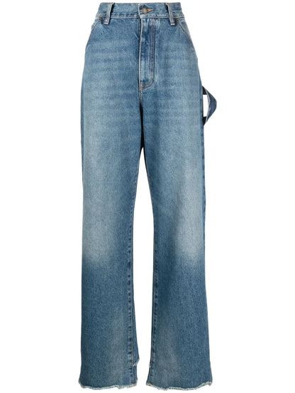 High-Waisted Wide-Leg Jeans