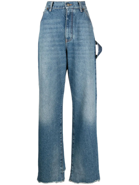High-Waisted Wide-Leg Jeans