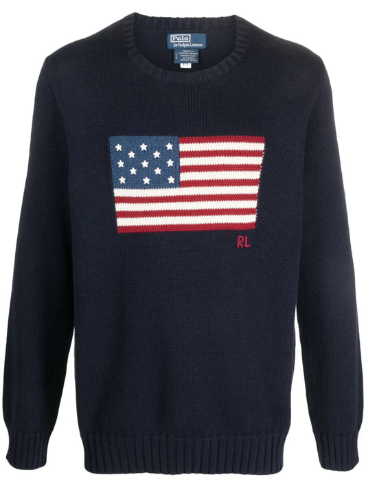 Round-Neck Cotton Jumper