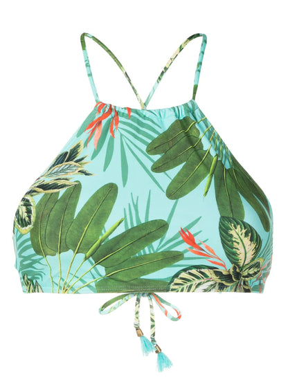 Ilana Floral-Print Bikini Top