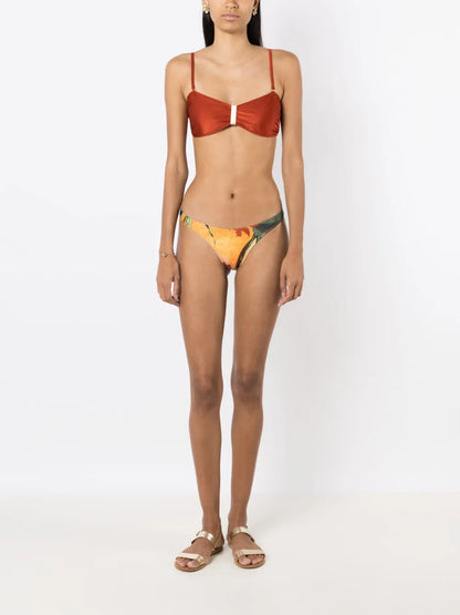 Nikita Floral-Print Bikini Bottoms