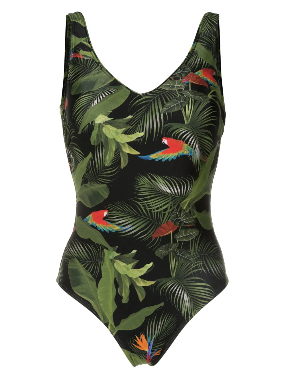 Laila Leaf-Print Swimsuit