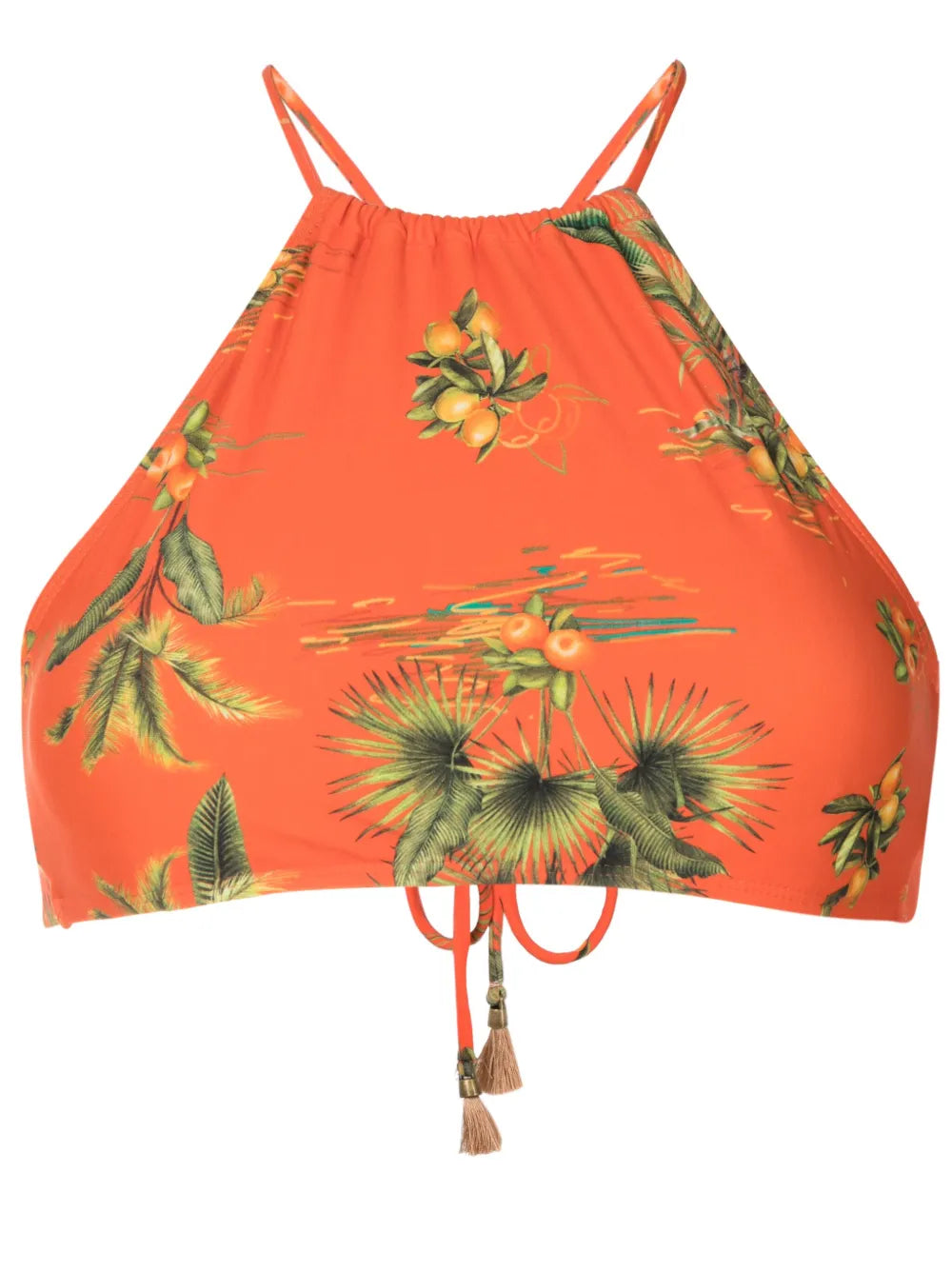 Ilana Botanical-Print Bikini Top