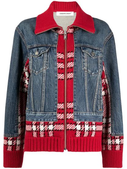 Panelled-Design Cotton Jacket