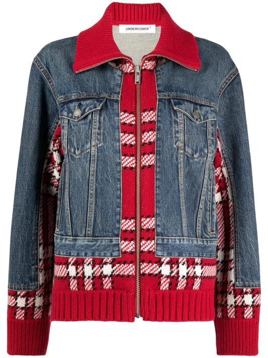 Panelled-Design Cotton Jacket