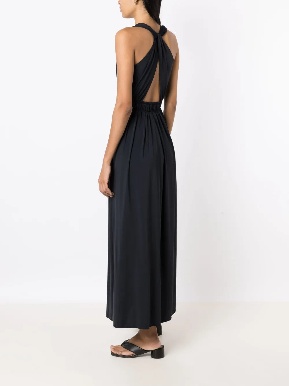 Venus Elasticated-Waist Midi Dress