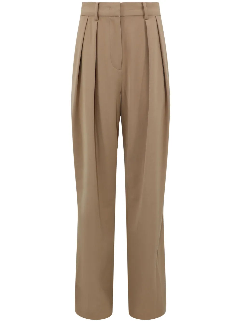Luisa Pleated Wide-Leg Trousers