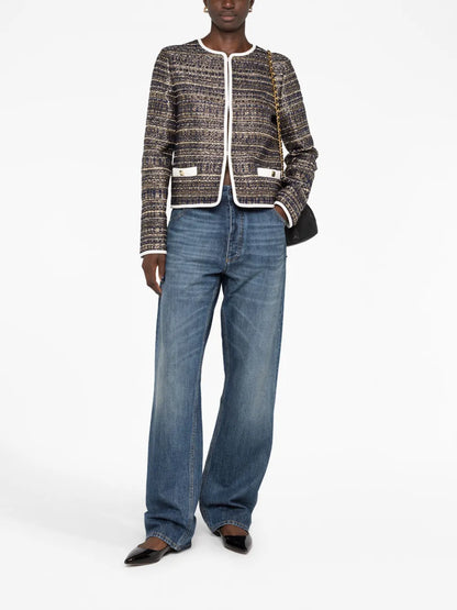 Tweed Party Long-Sleeve Jacket