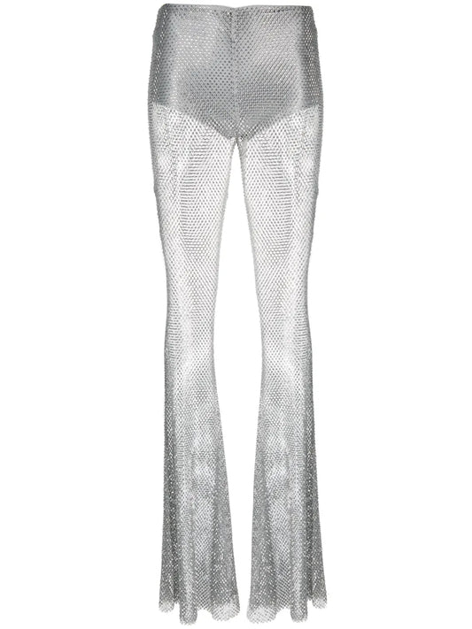 Fishnet Palazzo Trousers