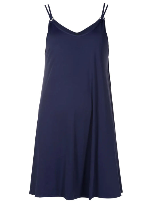 Kolaka V-Neck Shift Minidress