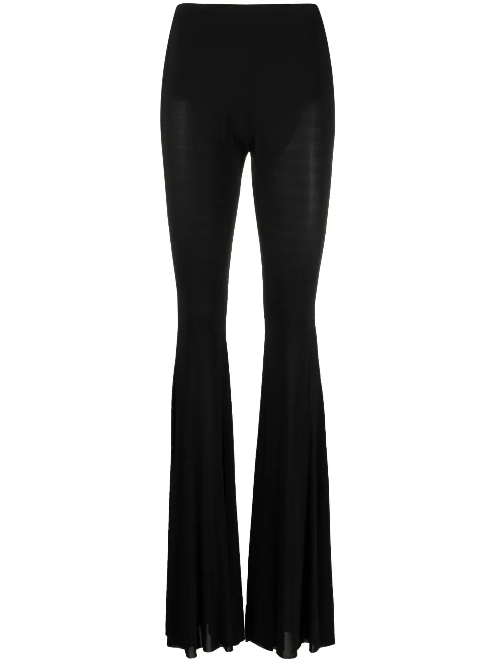 Stretch-Jersey Flared Trousers