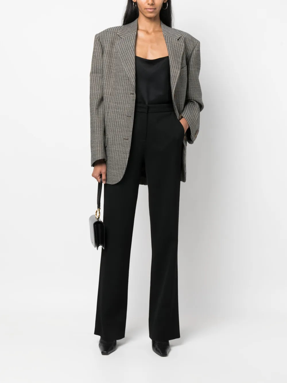 Tailored Straight-Leg Wool Trousers