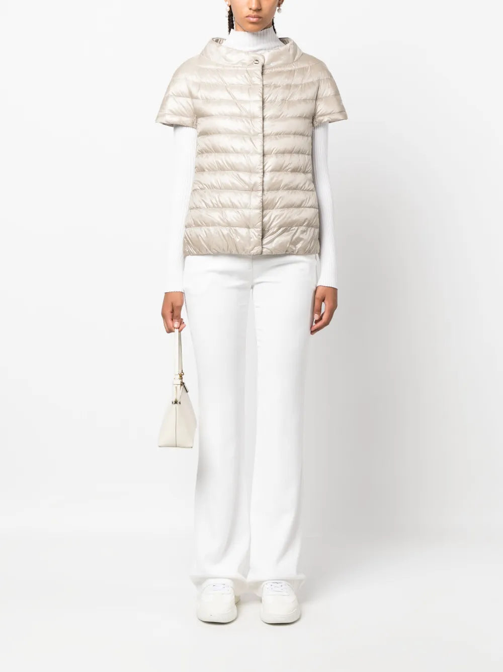 Margherita Short-Sleeve Quilted Jacket