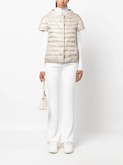 Margherita Short-Sleeve Quilted Jacket