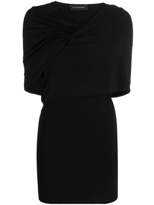 Twist-Detail Sleeveless Minidress