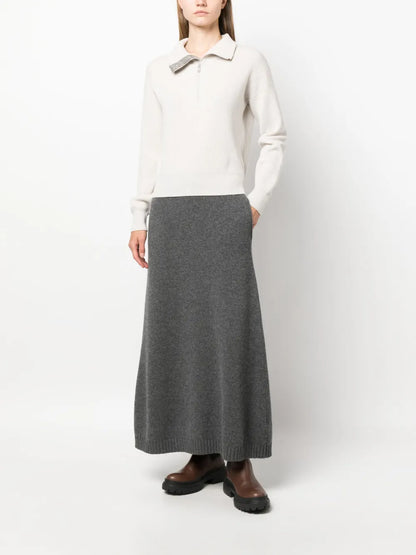 Half-Zip Cashmere Jumper