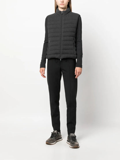 Padded Ribbed Gilet