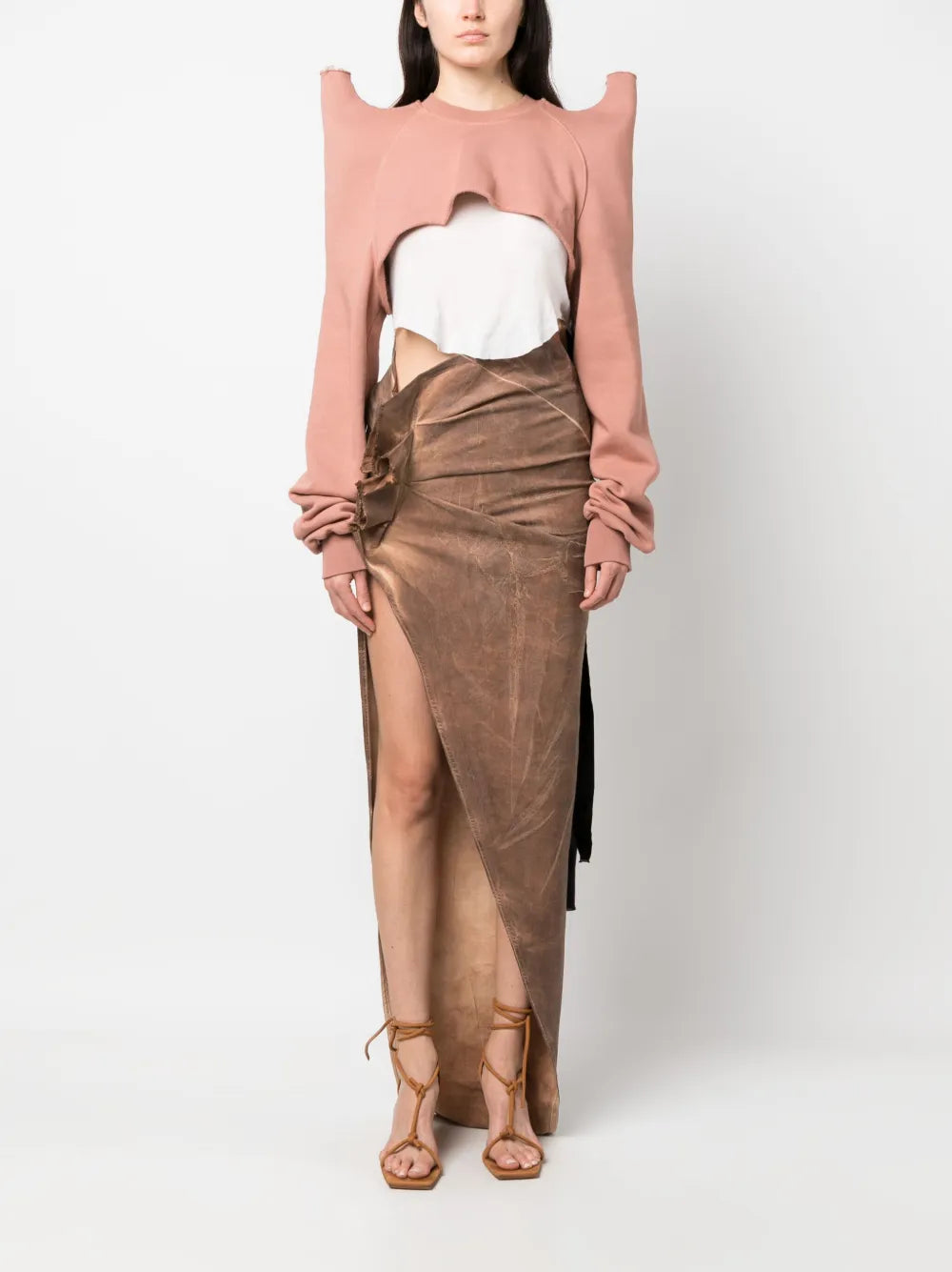 Edfu Asymmetric Maxi Skirt