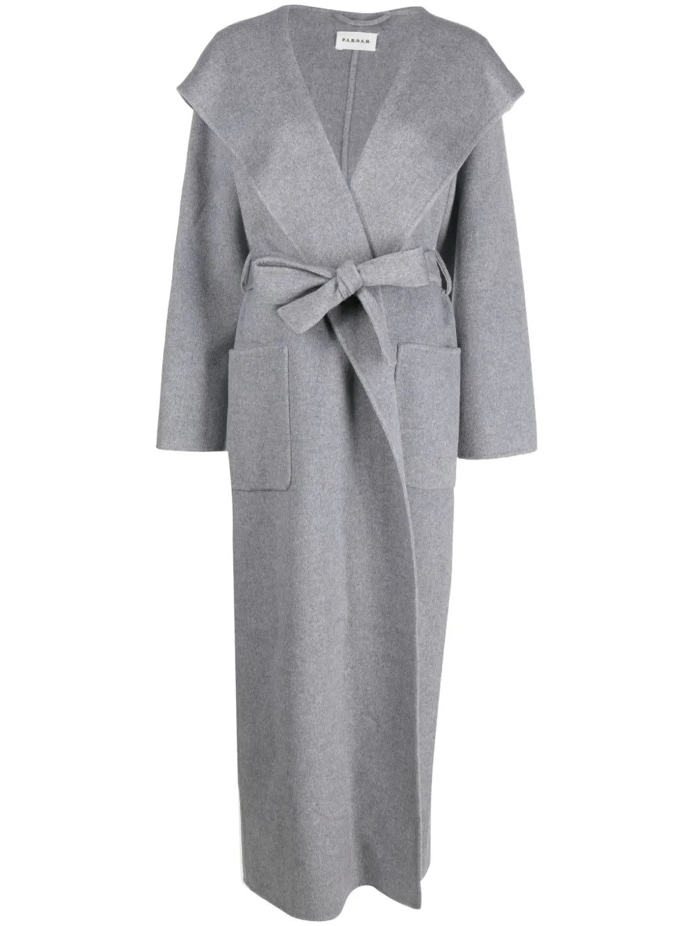 Hooded Cashmere Maxi Coat