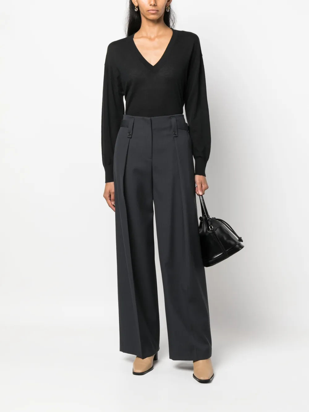 Mélange-Effect Cashmere Jumper