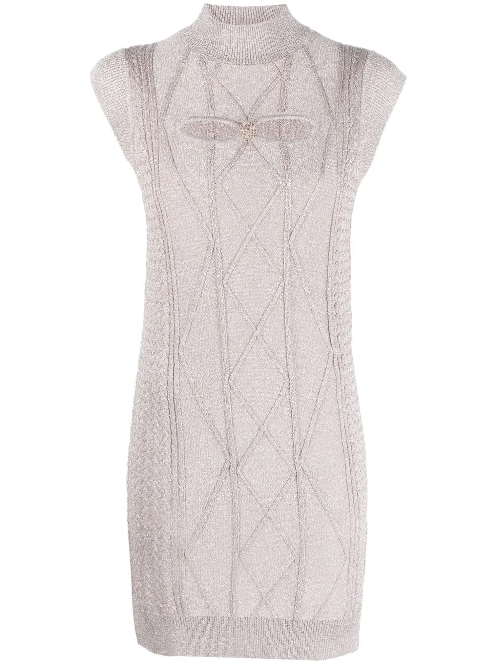Cut-Out Lurex Minidress
