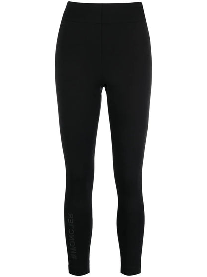 Zip-Pocket Jersey Leggings
