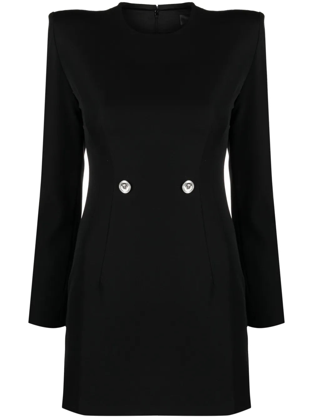 Hourglass Grain-De-Poudre Minidress