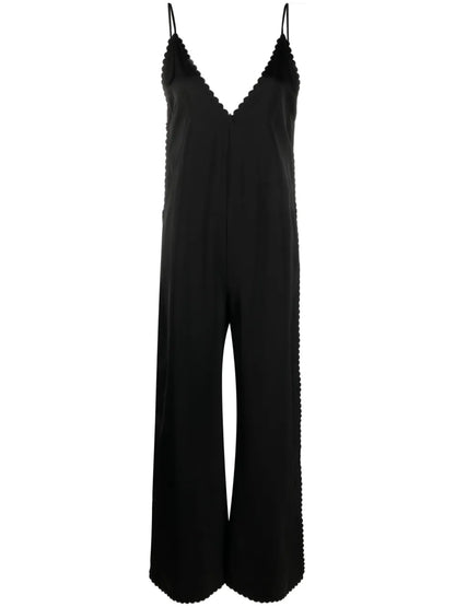 V-Neck Sleeveless Jumpsuit