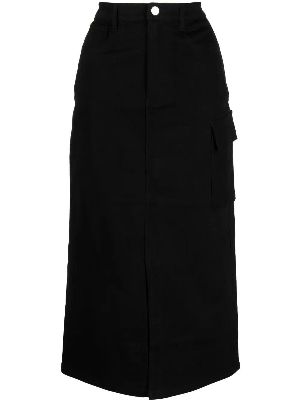 High-Waisted Midi Skirt