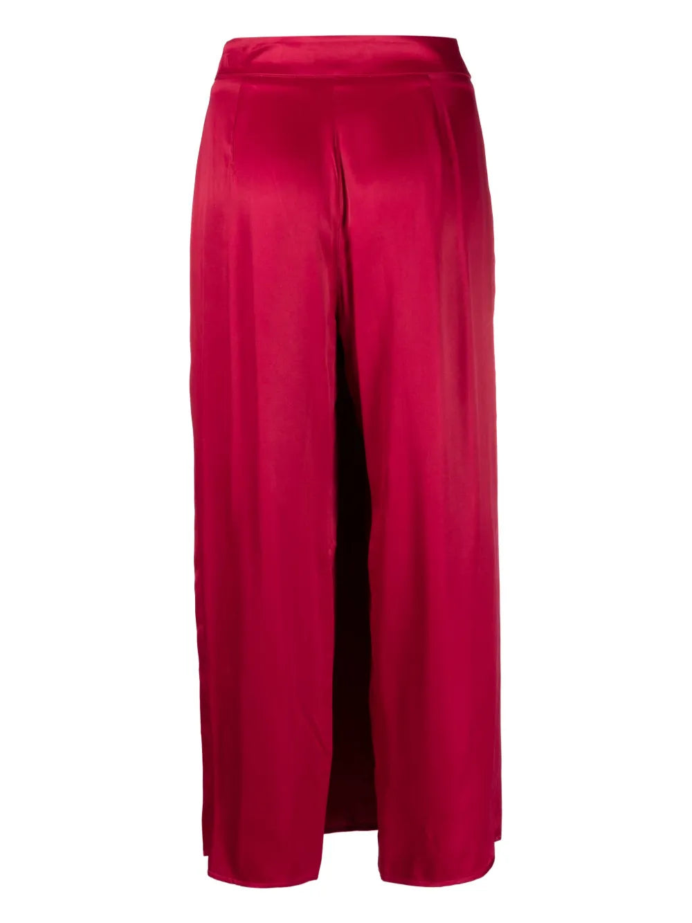 Draped Straight-Leg Trousers