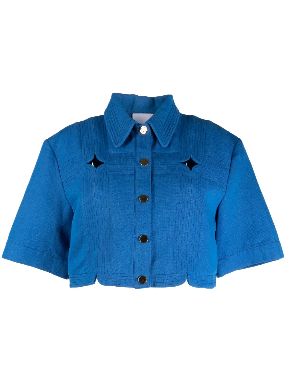 Briar Cut-Out Cropped Shirt