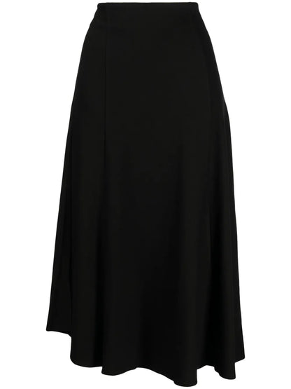 Asymmetric Midi Skirt