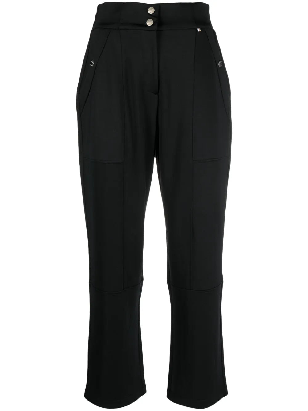 High-Waisted Cropped Trousers