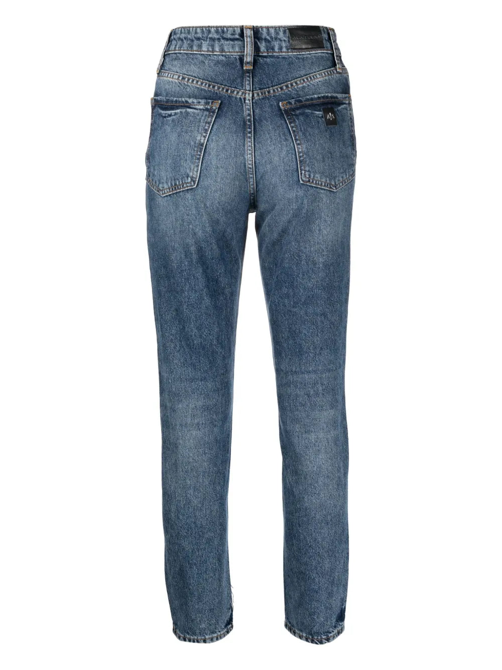High-Rise Distressed Skinny Jeans