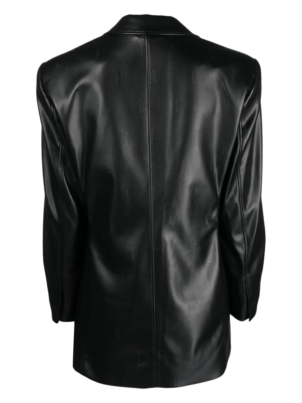 Logo-Debossed Single-Breasted Blazer