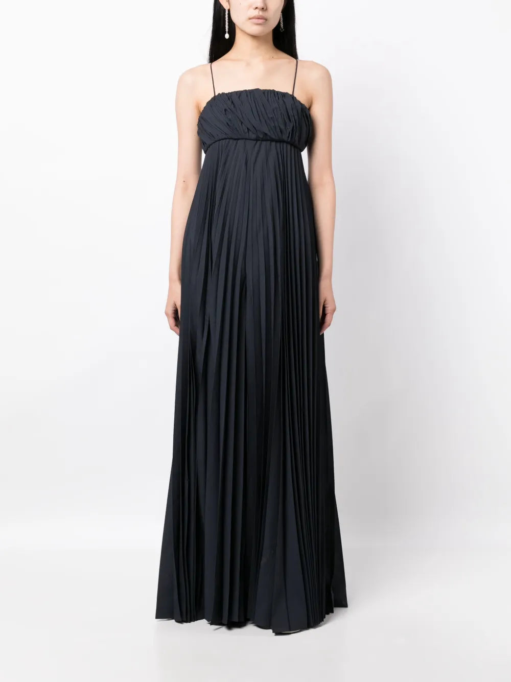 Greenwell Plissé-Effect Jumpsuit