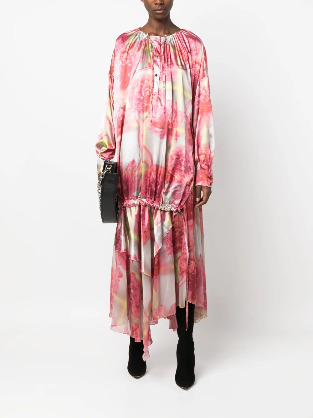 D-Cabir Floral-Print Maxi Dress