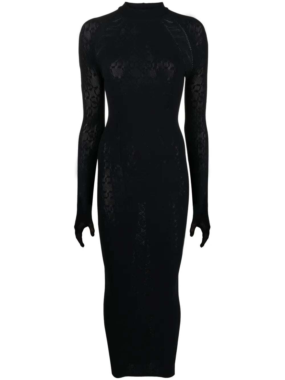 Warp-Knit Logo Maxi Dress