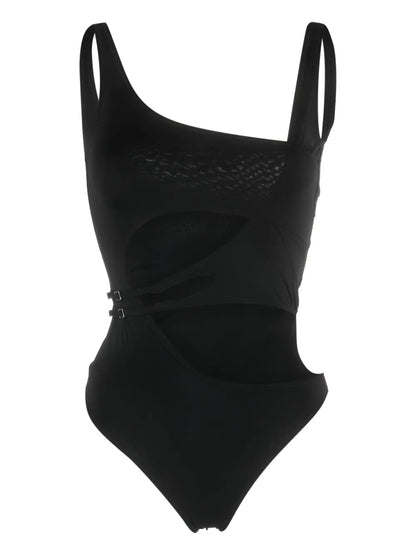 Cut-Out High-Cut Swimsuit
