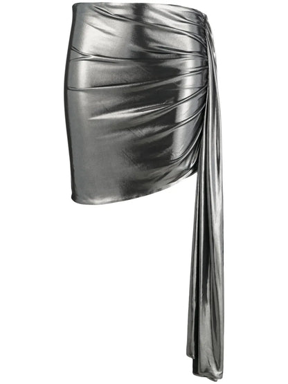 Asymmetric Mini Skirt