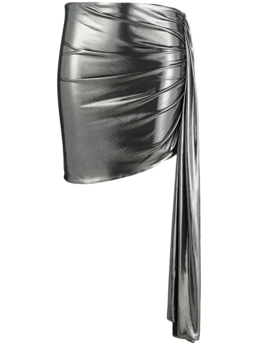 Asymmetric Mini Skirt