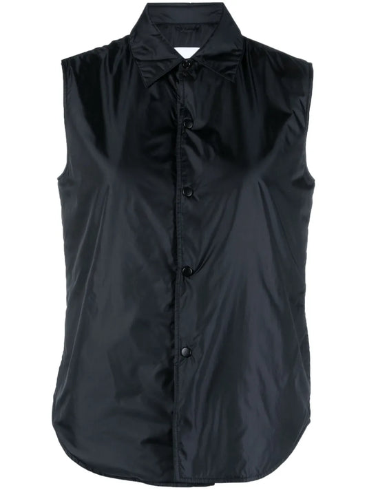 Classic-Collar Padded Gilet