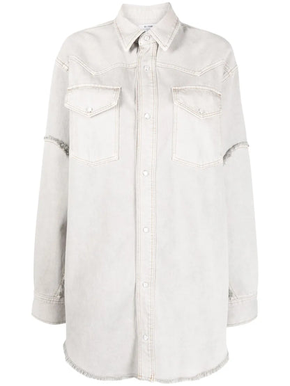 Oversized Denim Shirt Jacket