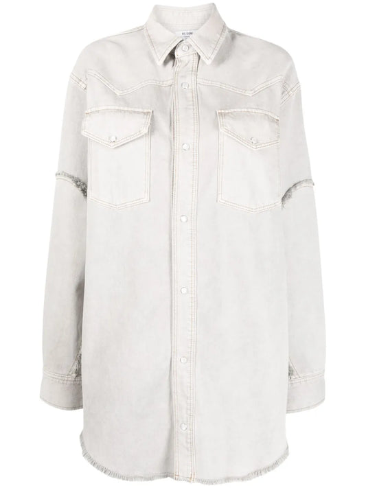 Oversized Denim Shirt Jacket