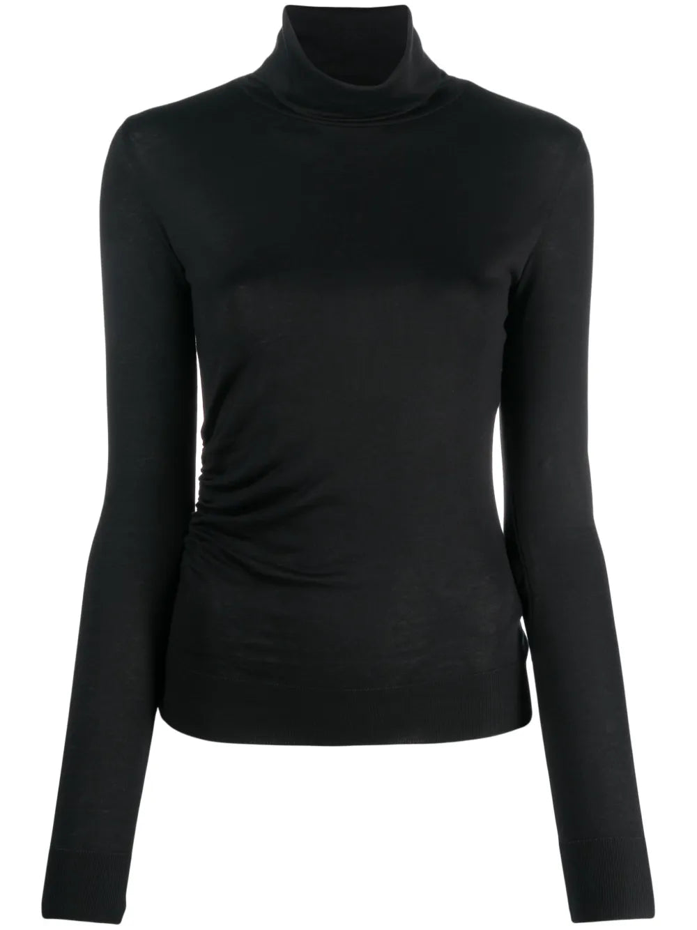 Logo-Print Roll-Neck T-Shirt