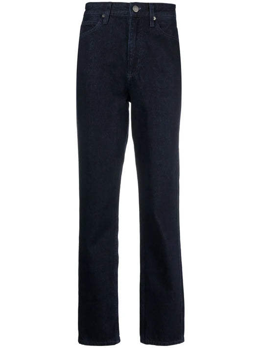 High-Rise Straight-Cut Jeans