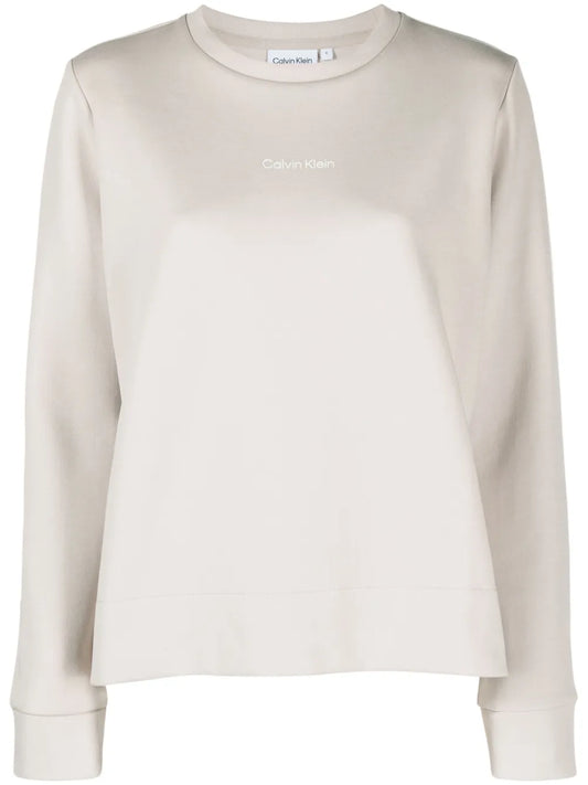 Micro Logo Cotton Sweatshirt