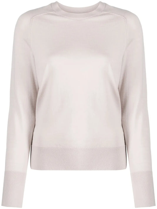 Fine-Knit Wool Jumper