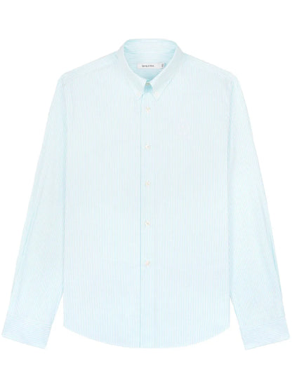 Oxford Logo-Embroidered Cotton Shirt